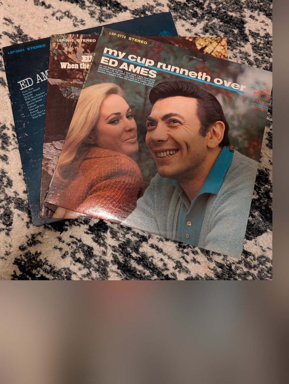 Bundle Of 3 Ed Ames Vintage Vinyl Records